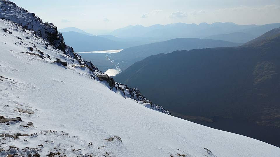 Connemara's Twelve Bens and Killary Harbour from Barrclashcame in the Sheaffry Hills