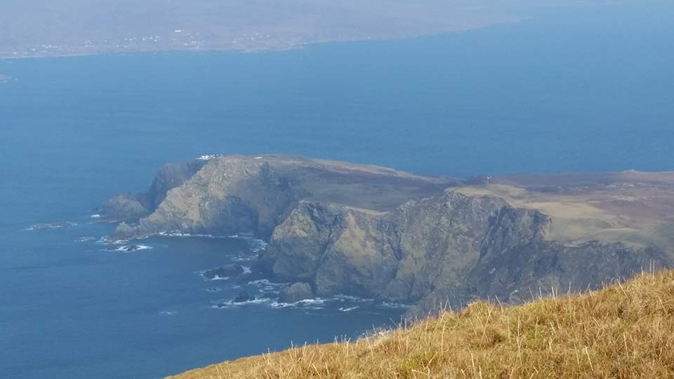 Clare Island Lighthouse and Cliffs